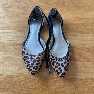 BP claf skin cheetah print flats